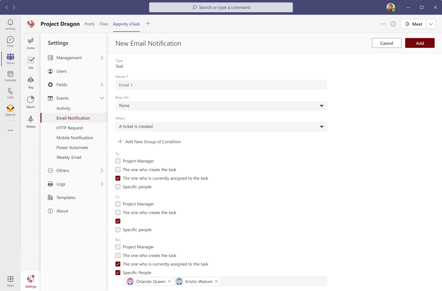 eTask Microsoft Power Automate