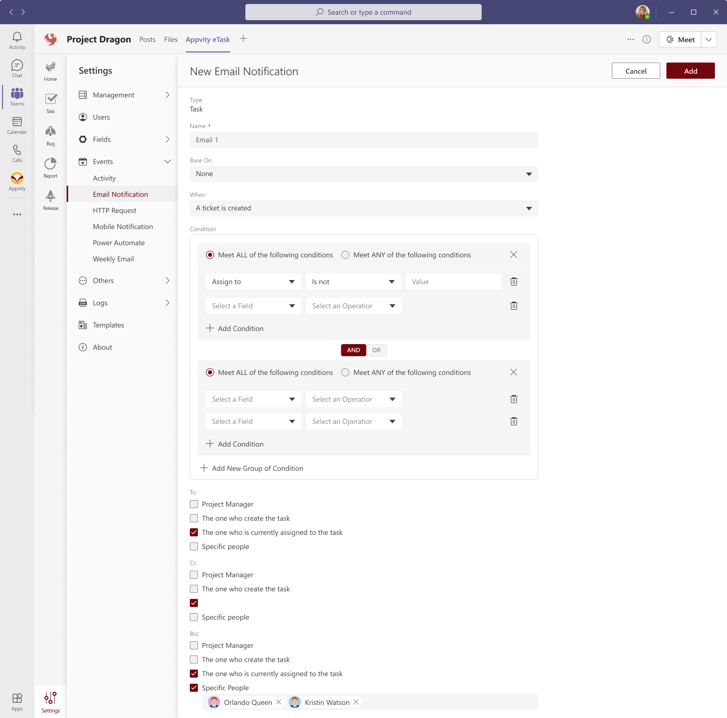eTask Microsoft Power Automate
